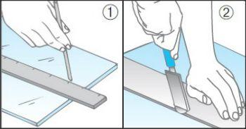 Creare la linea di taglio